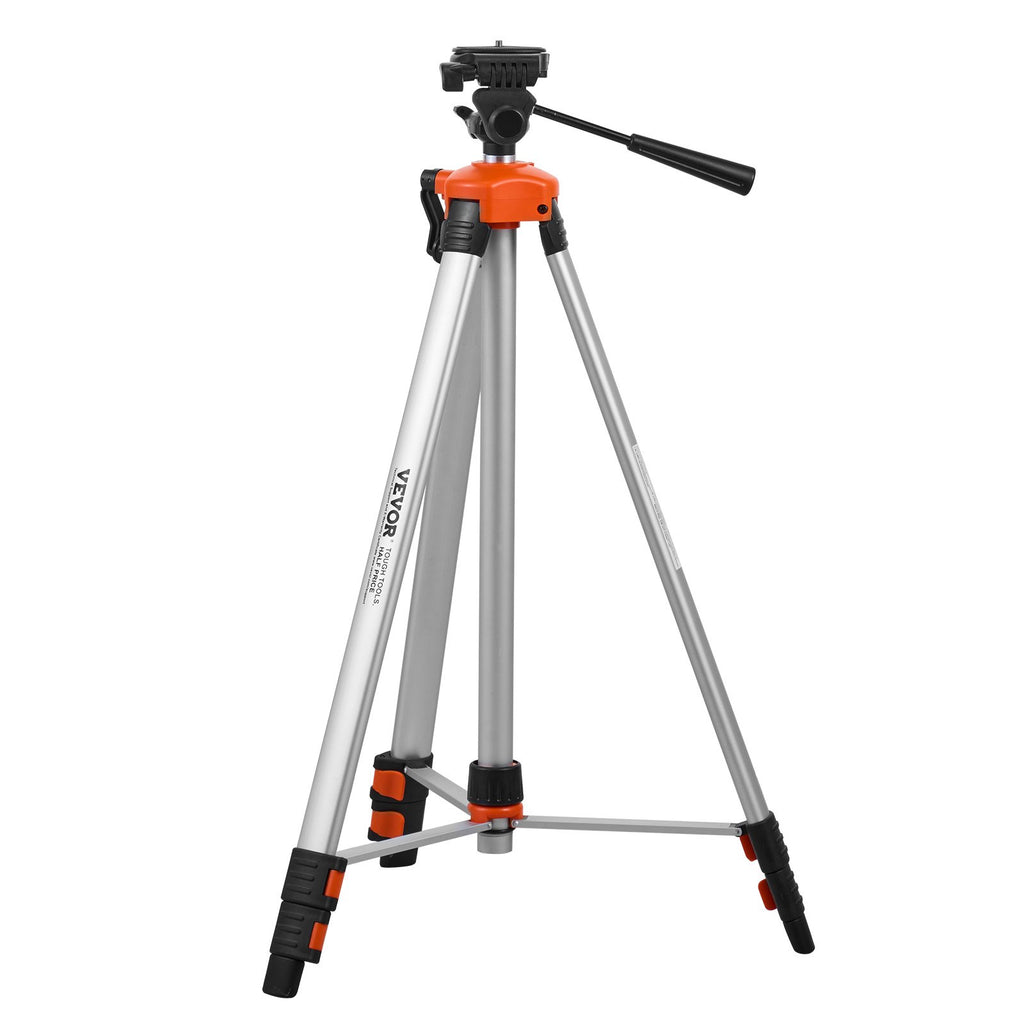 Laser Level Tripod, ¼ X 20 Thread Mount, 27.36-68.11 Inch Height Adjustment With Integrated Level Bubble Lightweight Laser Scanner Stand, Retractable Legs Aluminum Tripod For Stable Measurement