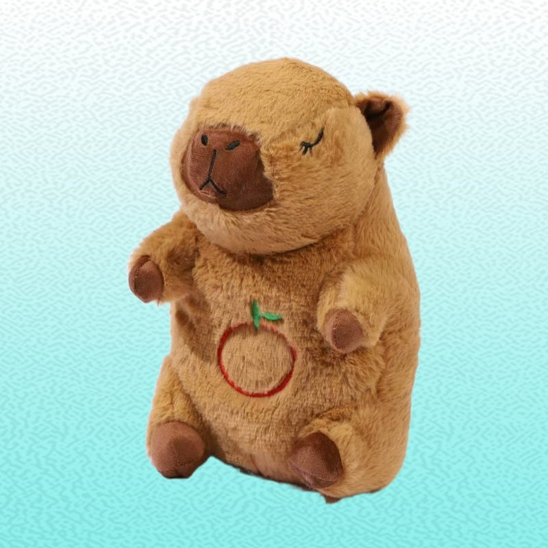 Breathing Bear Otter Plush Toy Luminous Audio Child Comfort Sleeping Doll