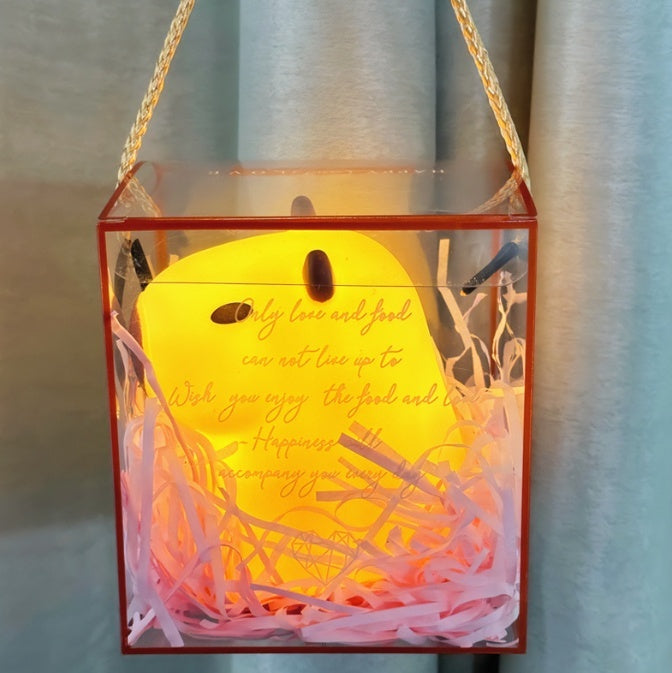 Small Gift Guinea Pig Silicone Creative Atmosphere Small Night Lamp Ornaments