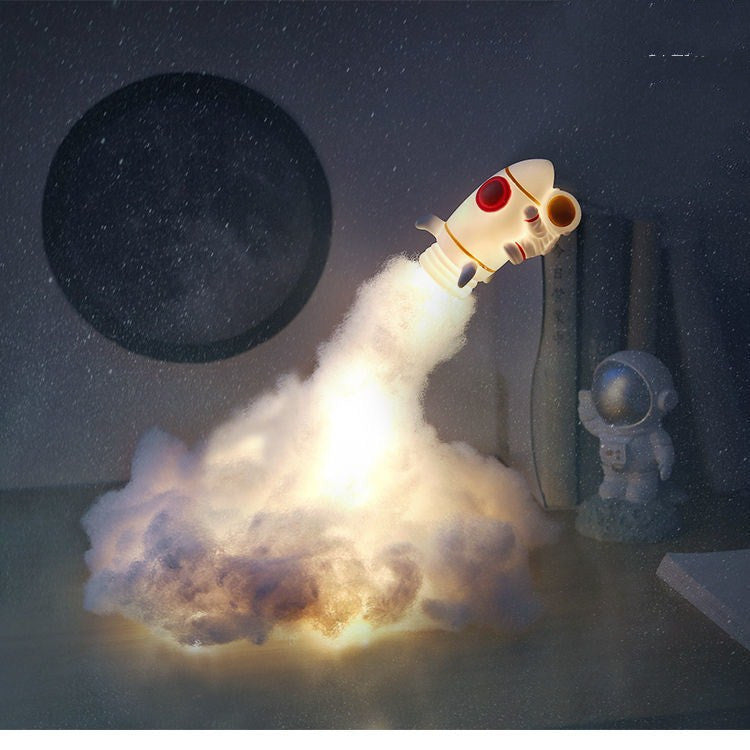 Astronaut Sunset Sunset Atmosphere Projection Night Light