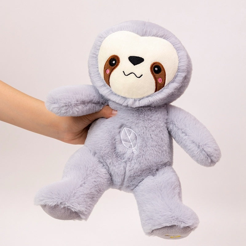 Cute Artificial Breathing Sloth Doll Plush Toys Doll Luminous Koala