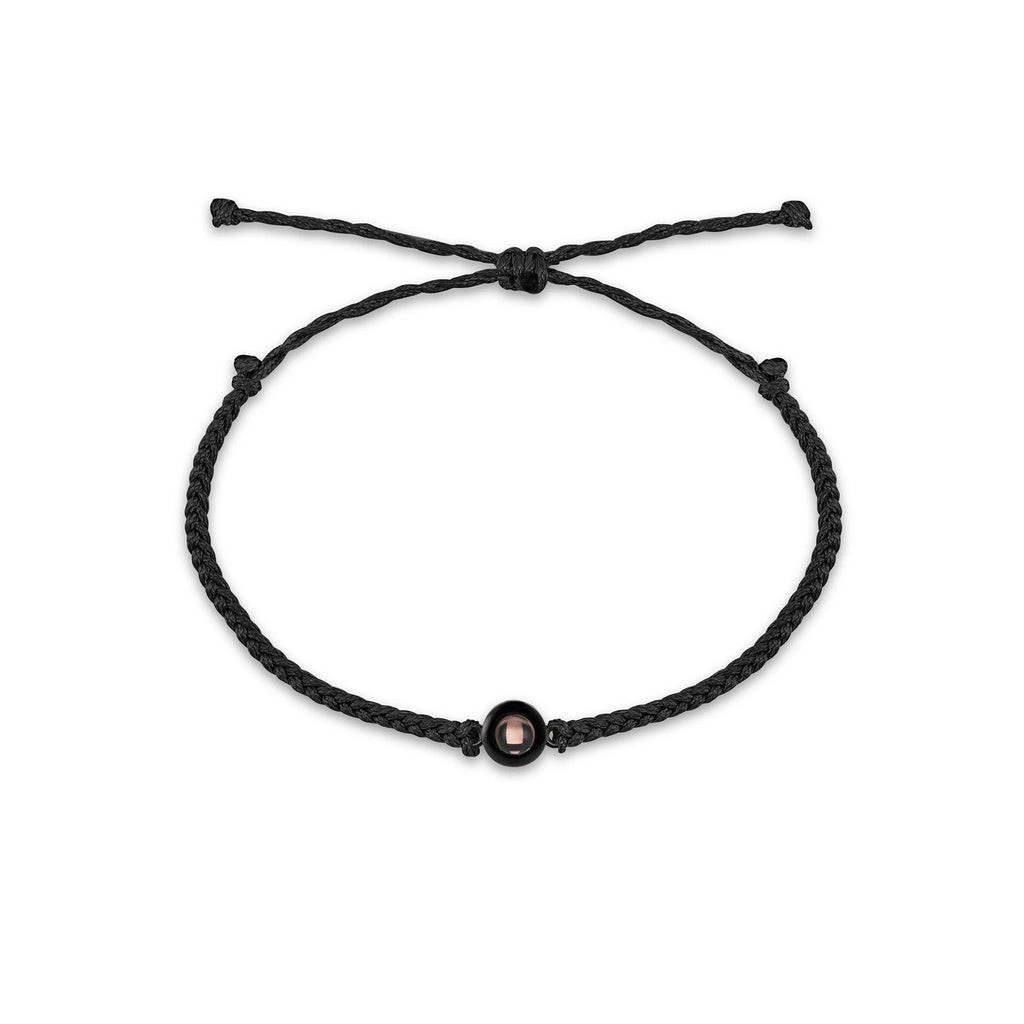 Projection Bracelets Circle Photo Bracelet Customized Colorful Woven Projection Bracelet Adjustable