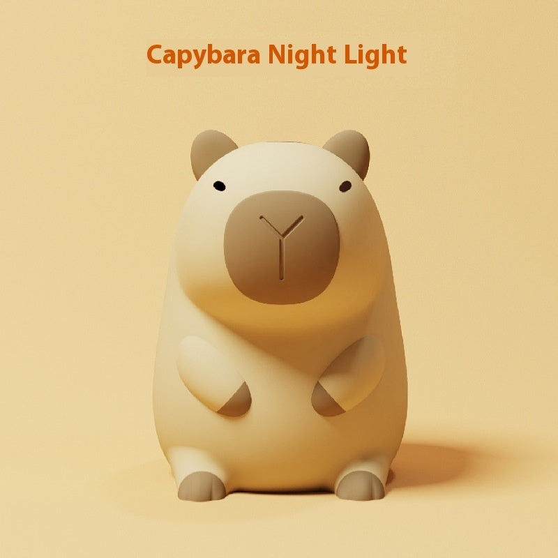 Small Gift Guinea Pig Silicone Creative Atmosphere Small Night Lamp Ornaments